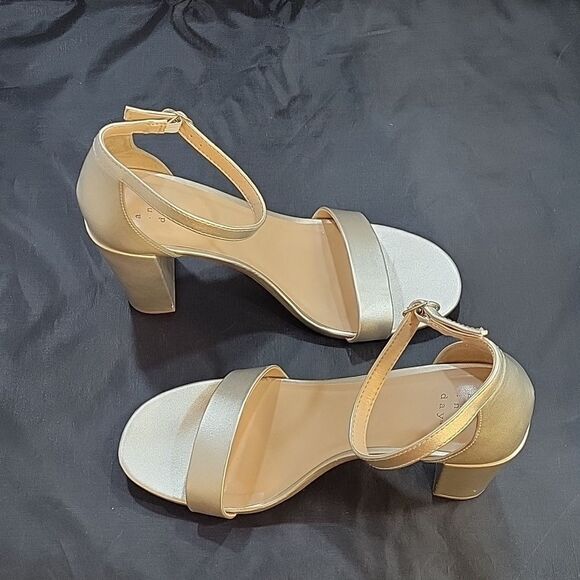 BRAND NEW A.NEW DAY BLOCK ANKLE STRAP OPEN TOE SANDAL - Picture 9 of 16